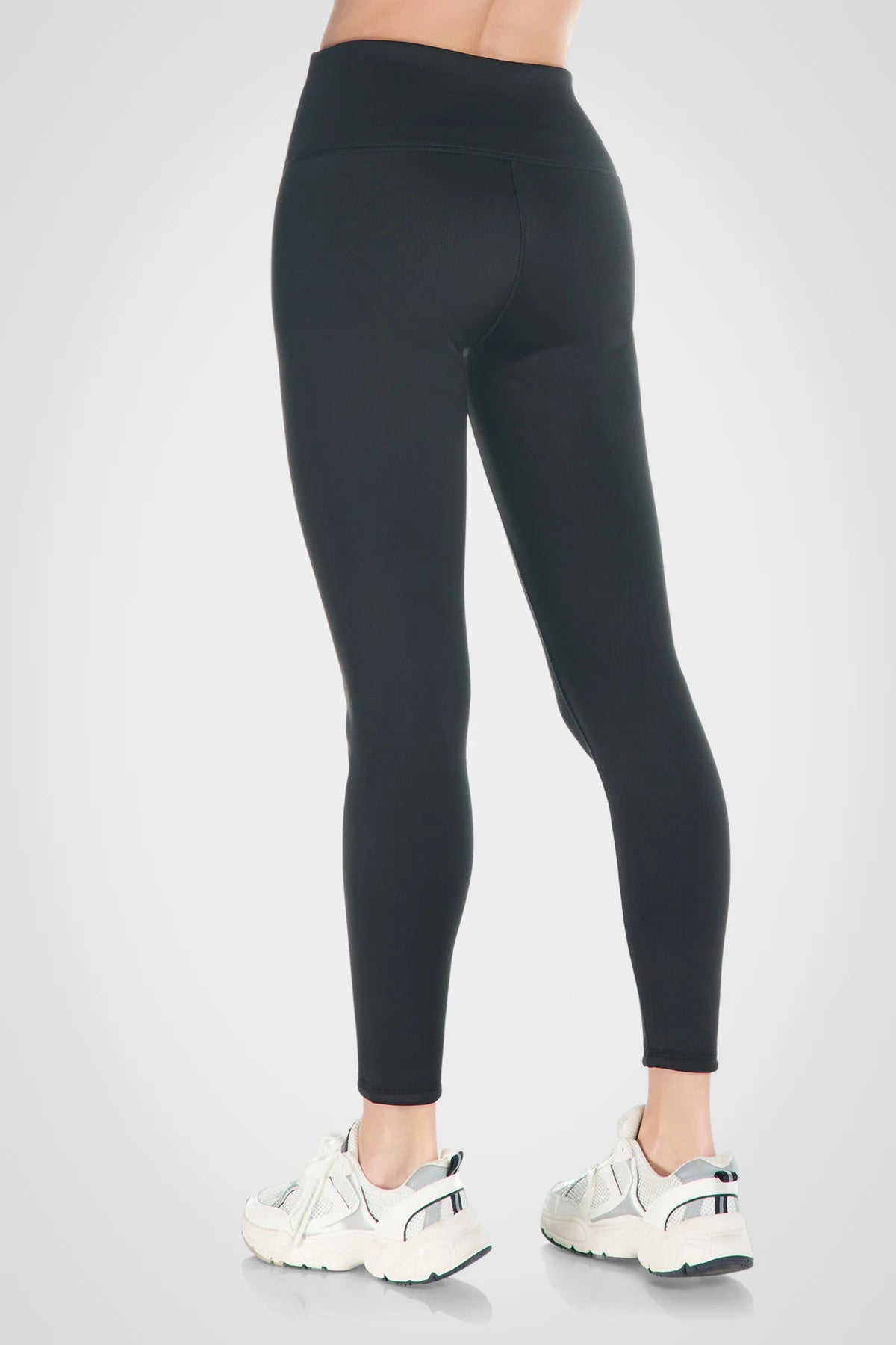 Sleek Sherpa Fleece-Lined High-Waist Legging