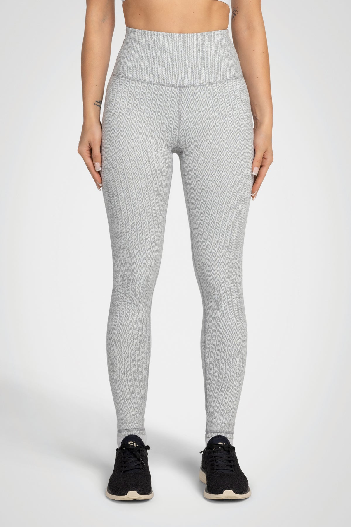 Herringbone Jacquard High-Waist Legging – 27”