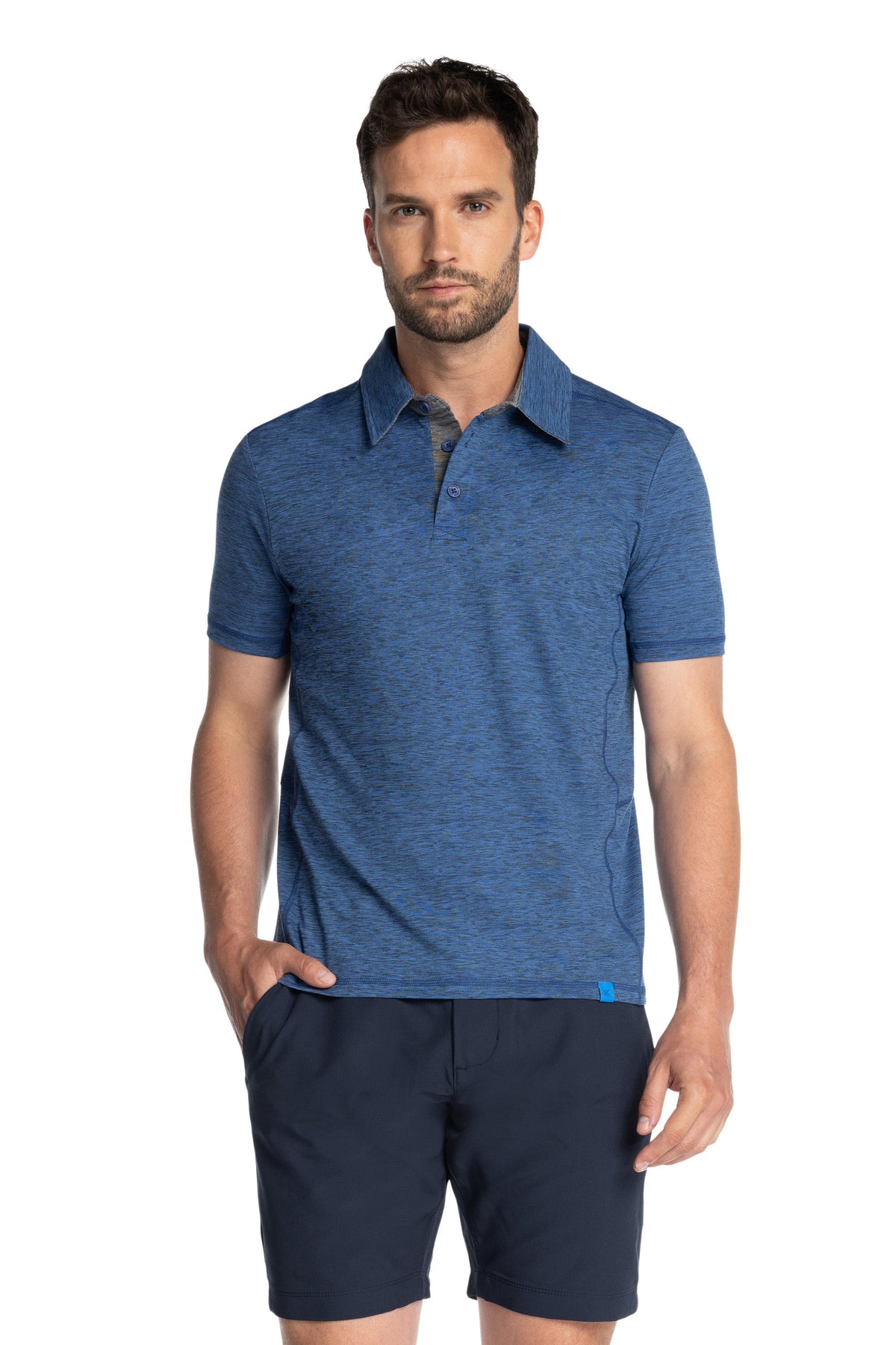 Polo à col contrasté Brookside