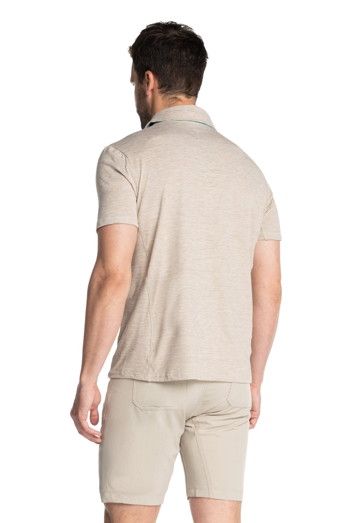 Polo à col contrasté Brookside