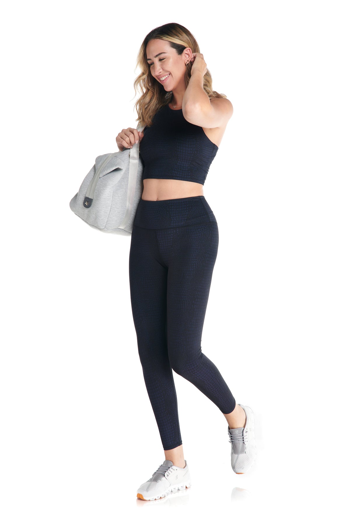 Viper - Legging taille haute en peau de serpent