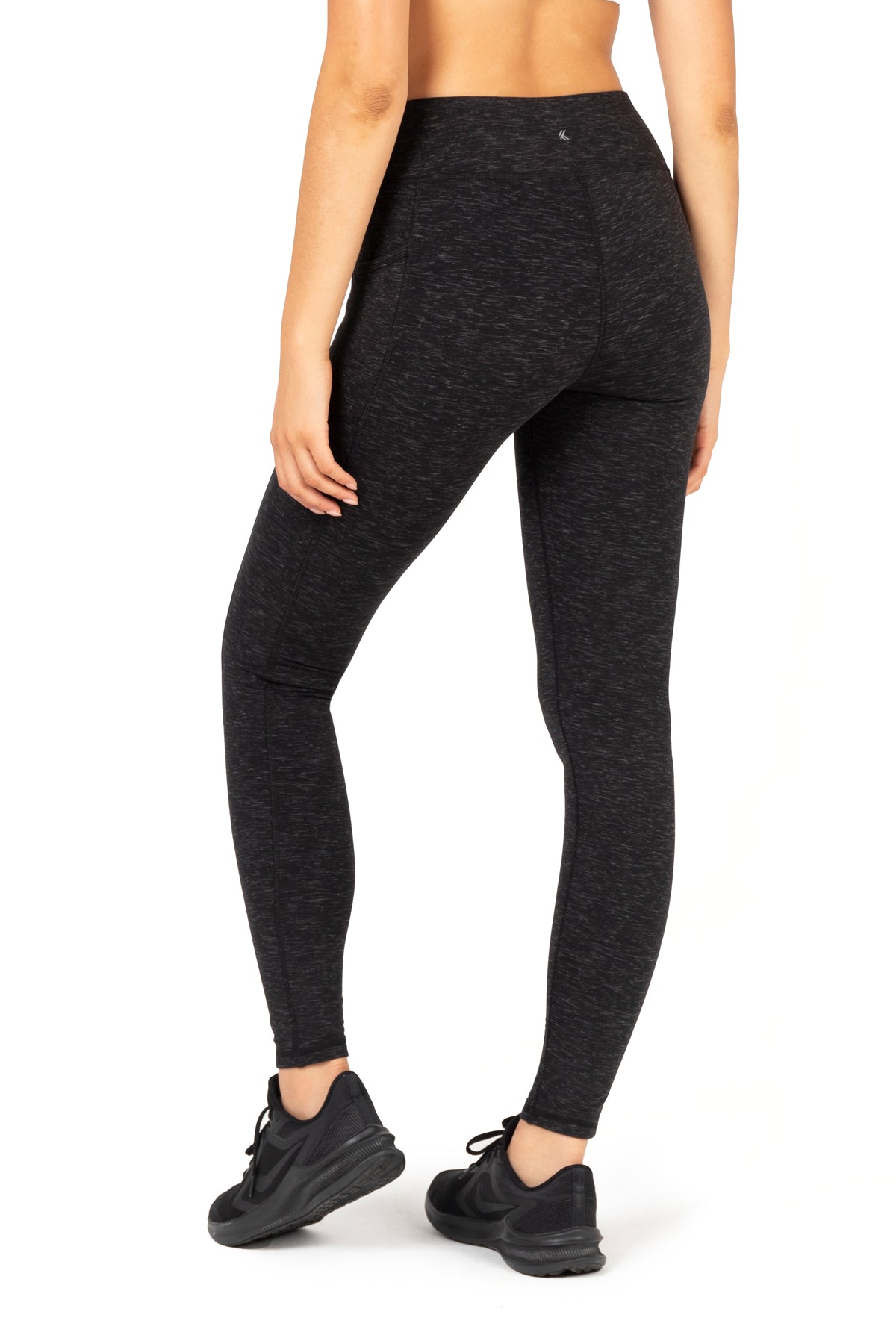 Legging double brossé taille haute Space Dye