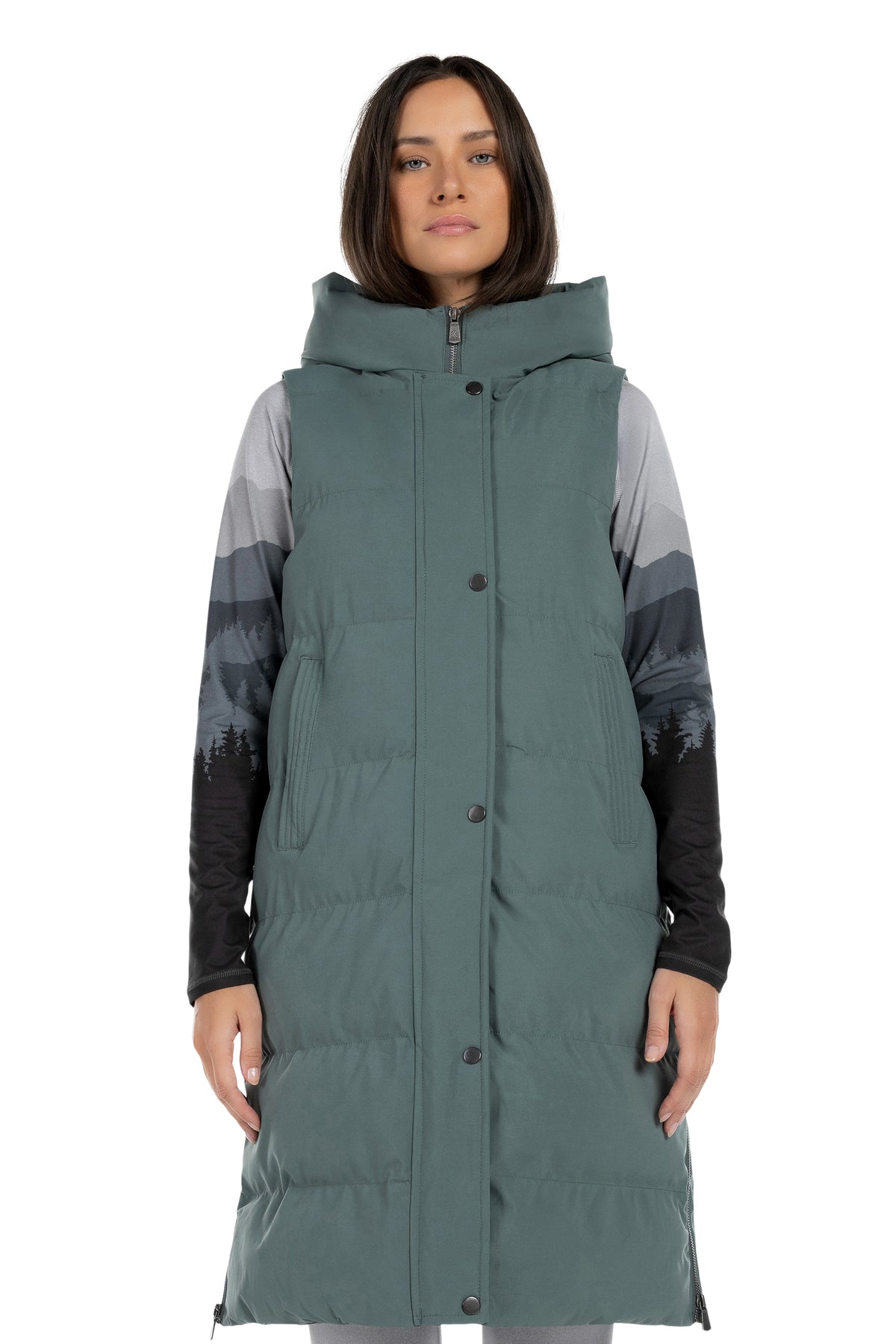 Explorer Long Puffer Vest